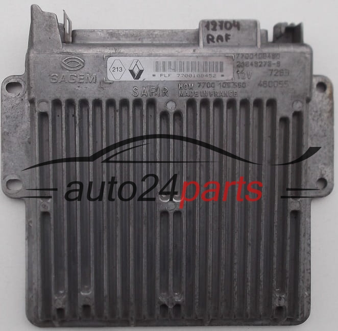 MOTORSTEUERGERÄT ECU STEUERGERÄT RENAULT TWINGO Sagem 21649276-9, 7700108452, 7700108490