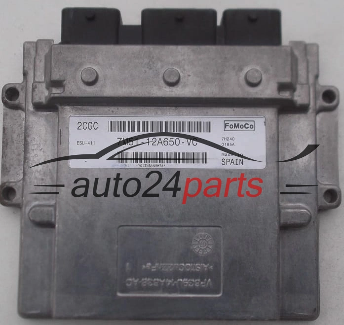ECU ENGINE CONTROLLER FORD FOCUS 1.8 FoMoCo 7M51-12A650-VC, 7M5112A650VC, 2CGC