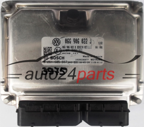 ECU CENTRALITA DE MOTOR VW VOLKSWAGEN 06G906022J, 06G 906 022 J, 06G906022B BOSCH 0261S05667, 0 261 S05 667
