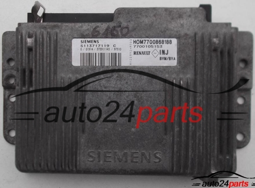 ECU CENTRALITA DE MOTOR RENAULT ESPACE 2.0 S113717119 C, HOM7700868188, 7700105153 