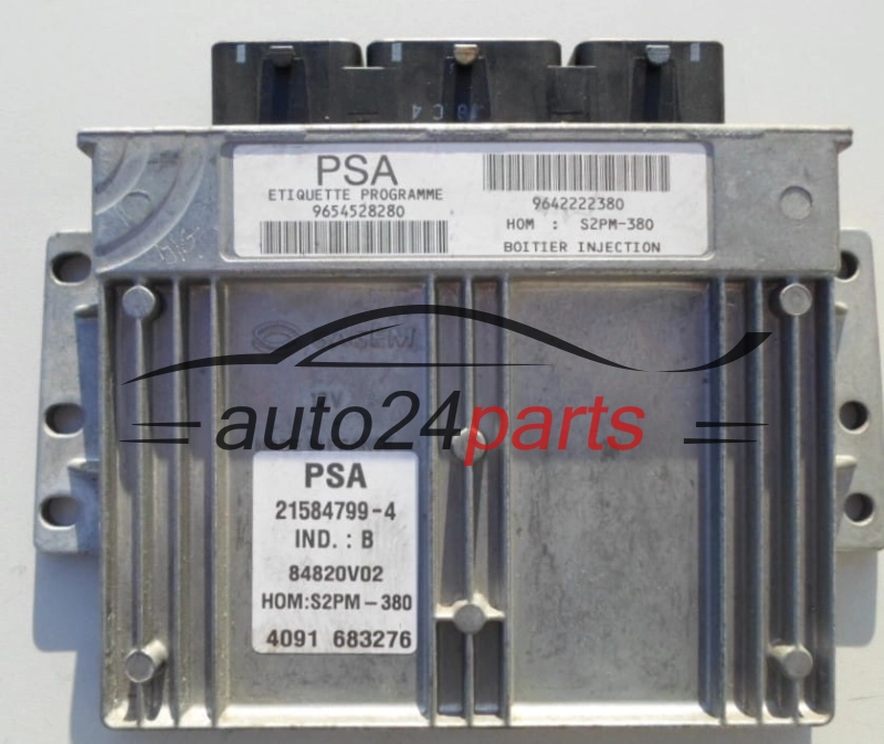 Μονάδα Ελέγχου Κινητήρα  CITROEN C3 1.4 Sagem 21584799-4,  9654528280, 9642222380