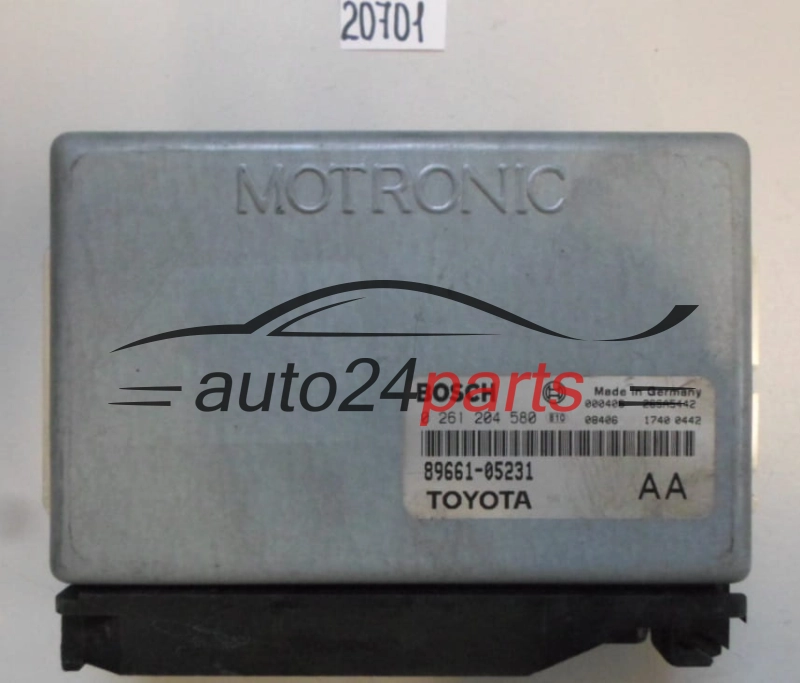 Sterownik silnika TOYOTA AVENSIS 1.6 0261204580 8966105231 - 20701