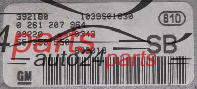 ECU CENTRALITA DE MOTOR OPEL CORSA C 1.2 Z12XE BOSCH 0 261 207 964