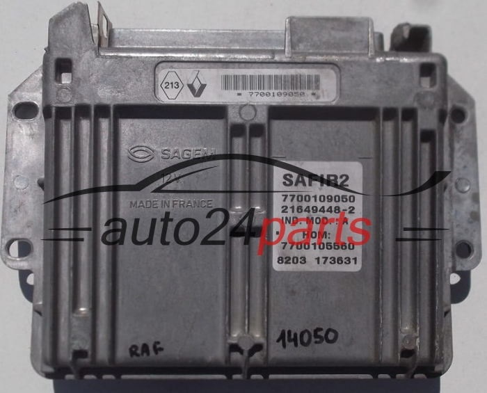  CENTRALINA DO MOTORE RENAULT TWINGO SAGEM 21649448-2, 216494482, 7700109050