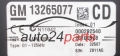 FUSE RELAY BOX ELECTRICAL COMFORT CONTROL MODULE BODY OPEL CORSA D 13265077 CD, 28100928