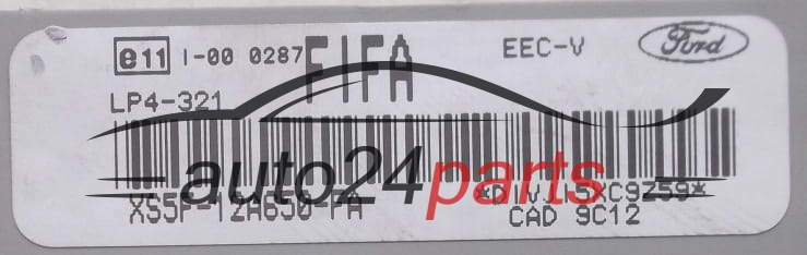 ECU ENGINE CONTROLLER FORD KA 1.3 VISTEON XS5F-12A650-FA,  FIFA LP4-321