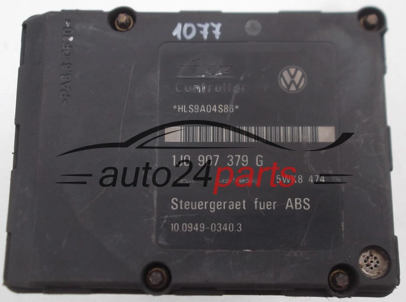 Pompe ABS et calculateur ATE 1J0 614 117 C, 1J0614117C, 10.0204-0142.4, 10020401424, 1J0 907 379 G, 1J0907379G, 10.0949-0310.3, 10094903103, 10.0949-0340.3, 10094903403