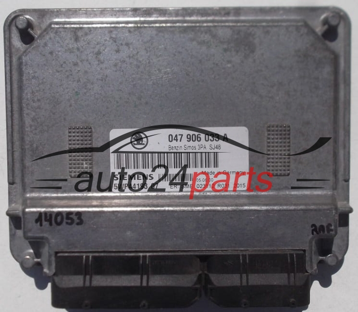 ECU CENTRALITA DE MOTOR SKODA FABIA 1.4 MPI AME 047 906 033 A, 047906033A, SIEMENS 5WP44193 07, BENZIN SIMOS 3PA SJ48