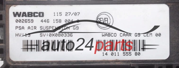 Centralina di sospensioni  CITROEN JUMPY WABCO  4461580040,  1401155580