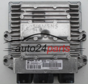 MOTORSTEUERGERÄT ECU STEUERGERÄT CITROEN C3 1.4 HDI SIEMENS 5WS40021J-T, 5WS40021JT, SW 9650670480, HW 9643455080, SID 802 