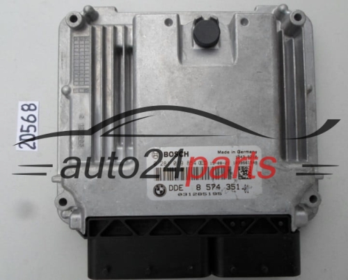 KOMPUTER STEROWNIK SILNIKA BMW X1 BOSCH 0 281 019 854, 0281019854, DDE 8 574 351, DDE8574351, 8574351 