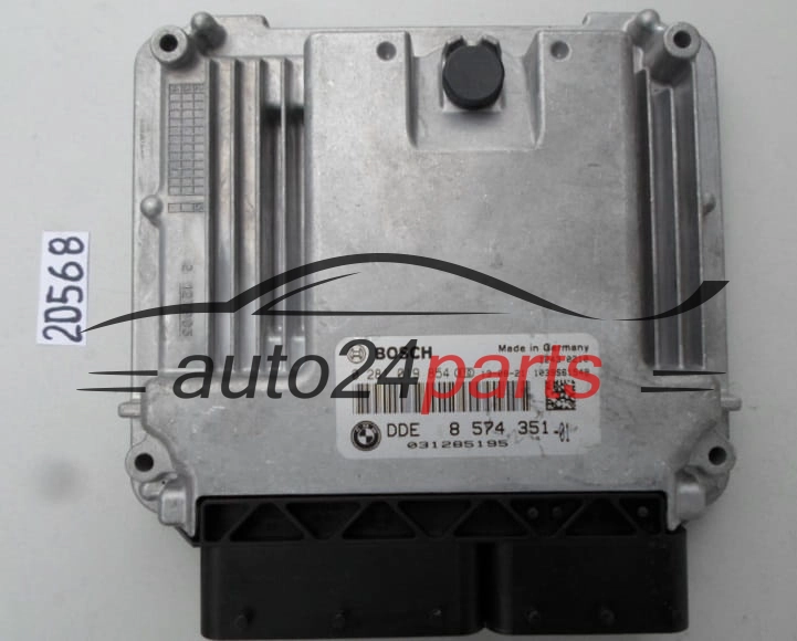KOMPUTER STEROWNIK SILNIKA BMW X1 BOSCH 0 281 019 854, 0281019854, DDE 8 574 351, DDE8574351, 8574351 