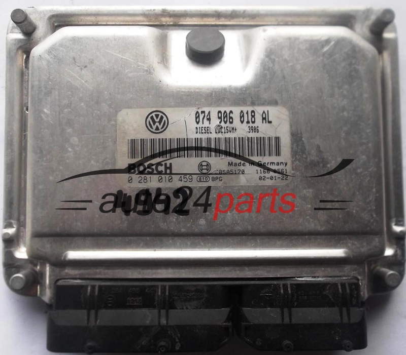 MOTORSTEUERGERÄT ECU STEUERGERAT VW VOLKSWAGEN T4 2.5 TDI 074906018AL