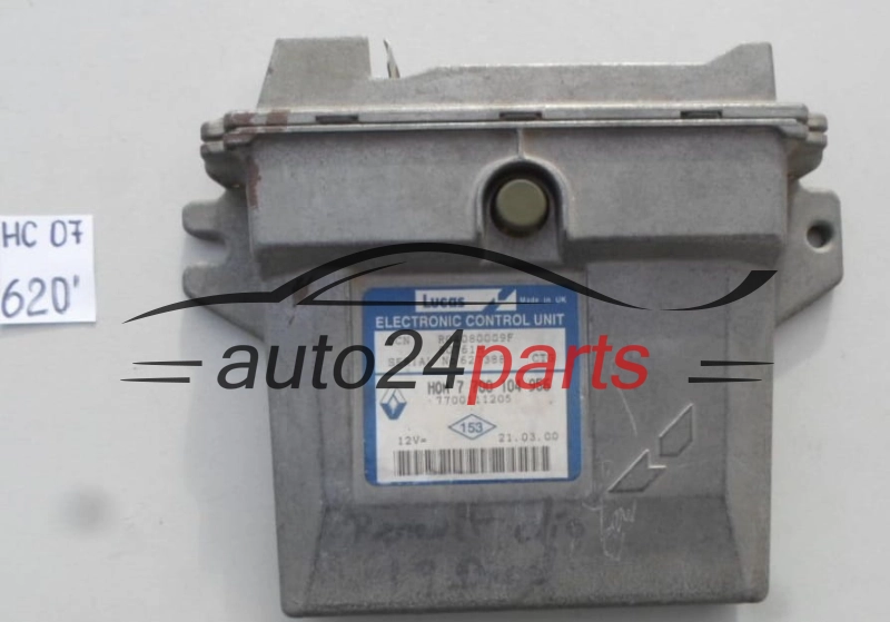 KOMPUTER STEROWNIK SILNIKA RENAULT KANGOO CLIO 1.9, HOM 7 700 104 956, 7700104956, 7700111205, R04080009F