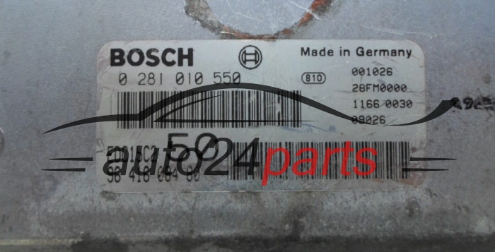 ECU CENTRALITA DE MOTOR  CITROEN 2.0 HDI BOSCH 0 281 010 550, 96 416 084 80