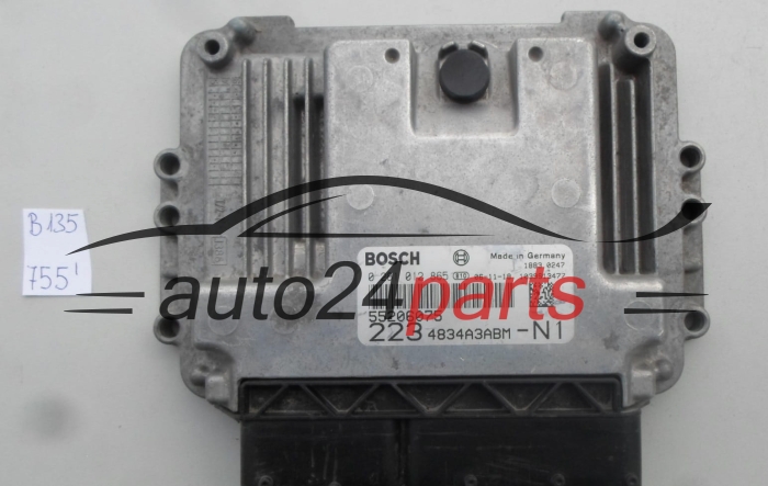  FIAT DOBLO 1.9 JTD, BOSCH 0 281 012 865, 0281012865, 55206075, 223 4834A3ABM-N1