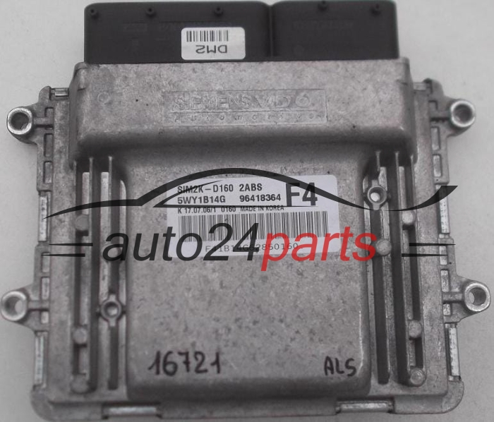 Μονάδα Ελέγχου Κινητήρα CHEVROLET EPICA 2.0, SIEMENS VDO 5WY1B14G