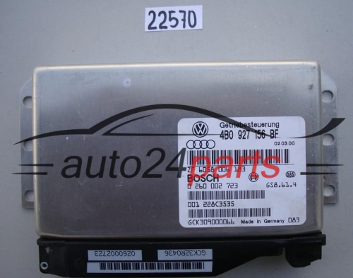 STEROWNIK SKRZYNI AUTOMATYCZNEJ AUDI A6 2.5 TDI BOSCH 0 260 002 723, 0260002723, 4B0 927 156 BF, 4B0927156BF
