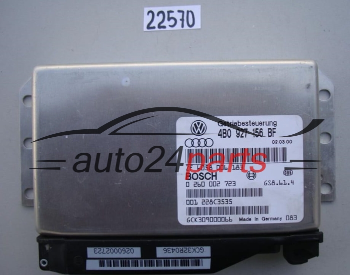 STEROWNIK SKRZYNI AUTOMATYCZNEJ AUDI A6 2.5 TDI BOSCH 0 260 002 723, 0260002723, 4B0 927 156 BF, 4B0927156BF