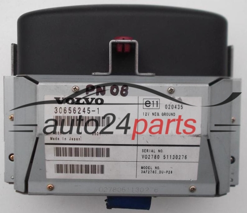 RADIO CD NAVI 3AF278C DU-P28, 3AF278CDUP28 VOLVO S80 2005 30656245-1, 306562451, V02780 51130276, V0278051130276