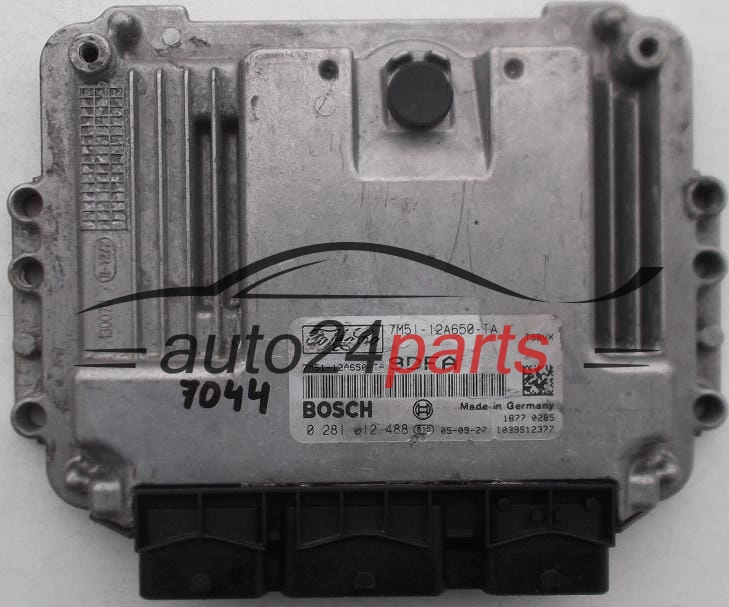 KOMPUTER STEROWNIK SILNIKA FORD FOCUS C- MAX 1.6 TDCI BOSCH 0 281 012 488,  FoMoCo 7M51-12A650-TA