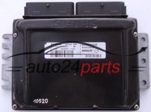 CENTRALINA MOTORE RENAULT CLIO 1.2 SIEMENS S110114000 B, S110114000B, 8200057536, 8200029658 