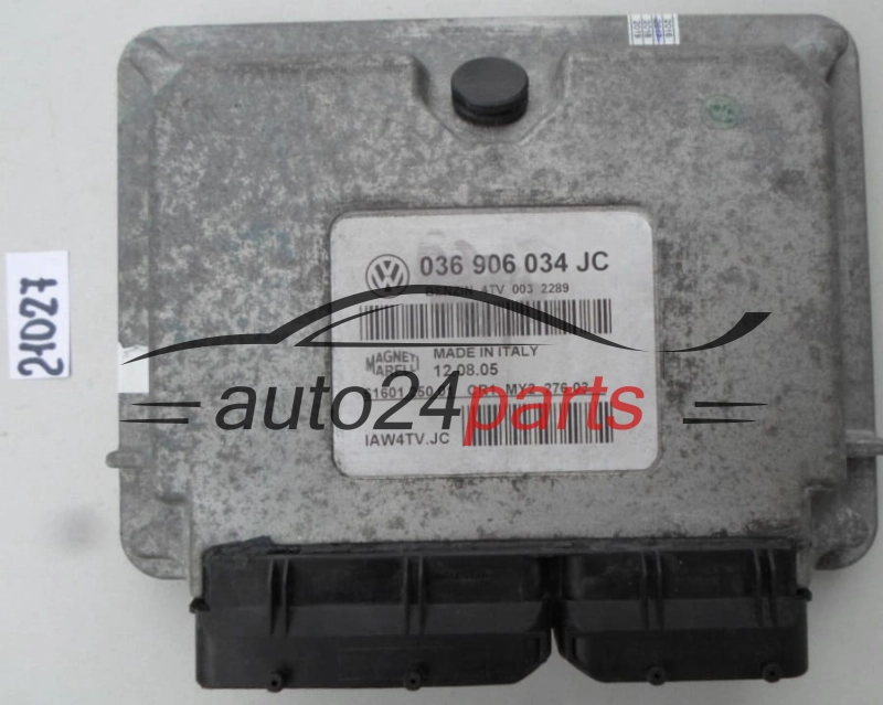 KOMPUTER STEROWNIK SILNIKA VW VOLKSWAGEN POLO 1.4 MAGNETI MARELLI IAW4TV.JC, IAW4TVJC, 036 906 034 JC, 036906034JC, 61601.250.02, 6160125002