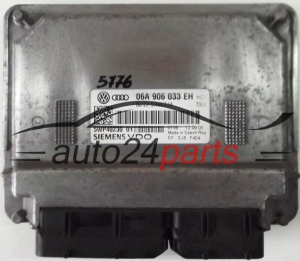 KOMPUTER STEROWNIK SILNIKA AUDI A3 1.6 BSE SIEMENS 5WP40230 01, 06A 906 033 EH, 06A906033EH - 
