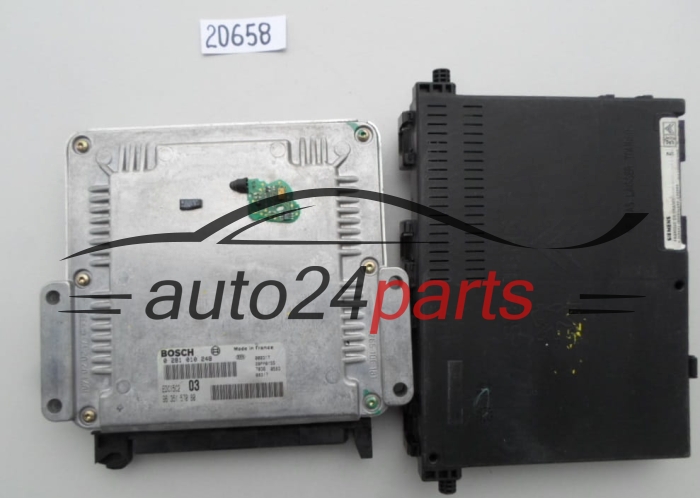 KOMPUTER STEROWNIK SILNIKA PEUGEOT 406 2.0 HDI BOSCH 0 281 010 248, 0281010248, 96 351 570 80, 9635157080, EDC15C2 