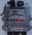 MOTORSTEUERGERÄT ECU STEUERGERÄT PEUGEOT 406 2.0 HDI SIEMENS SID801A 5WS40107E-T SW9653150080, SW 9653150080, HW964723380, HW 9647223380