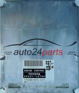 KOMPUTER STEROWNIK SILNIKA TOYOTA COROLLA 1.6 4A-FE M/T 89661-1A780 896611A780 175700-9231 1757009231 - 2535