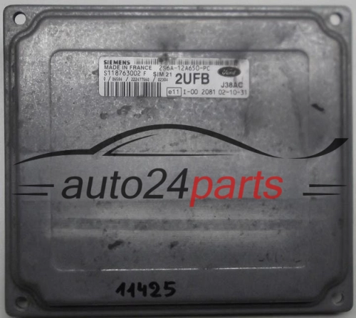 MOTORSTEUERGERÄT ECU STEUERGERAT FORD FIESTA S118763002 F, S118763002F, 2S6A-12A650-PC, 2S6A12A650PC, 2UFB 