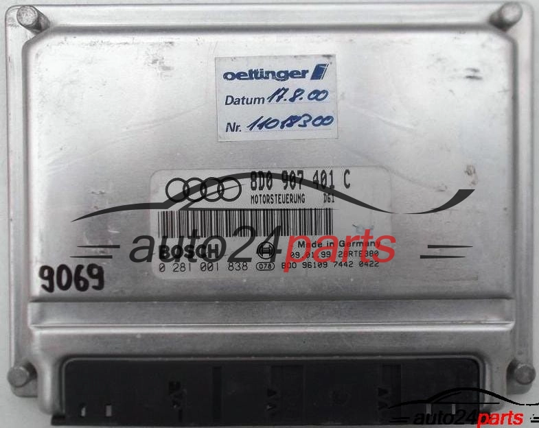 AUDI A4, A6, B5 2.5 TDI, BOSCH 0 281 001 838, 0281001838, 8D0 907 401 C, 8D0907401C
