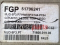 CENTRALINA DO MOTORE FIAT GRANDE PUNTO  MAGNETI MARELLI MJD 6F3.P7, MJD6F3P7, FGP 51796241, 71600.019.06, 7160001906