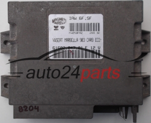ECU CENTRALITA DE MOTOR SEAT MARBELLA 0.9, MAGNETI MARELLI IAW 6F.SF, IAW6FSF, 61602.047.01 E, 6160204701