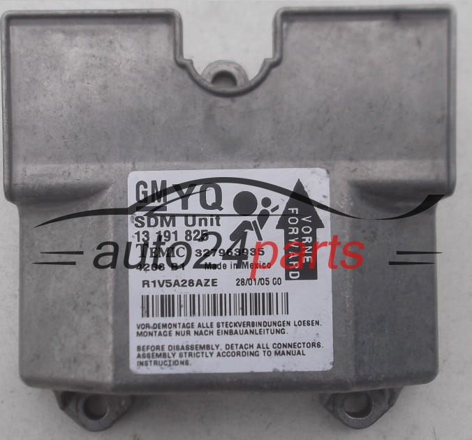 STEROWNIK MODUL PODUSZEK POWIETRZNYCH OPEL ASTRA H HATCHBACK 13 191 825 YQ, 13191825 YQ, 93182856, 6235401, 62 35 401