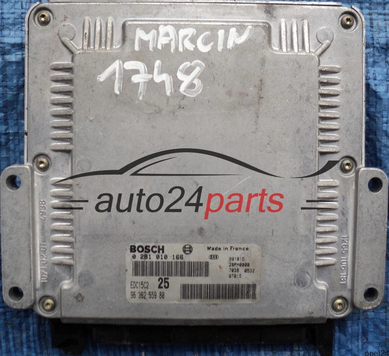 MOTORSTEUERGERÄT ECU STEUERGERÄT PEUGEOT 406 CITROEN 2.0 HDI 9636255980 