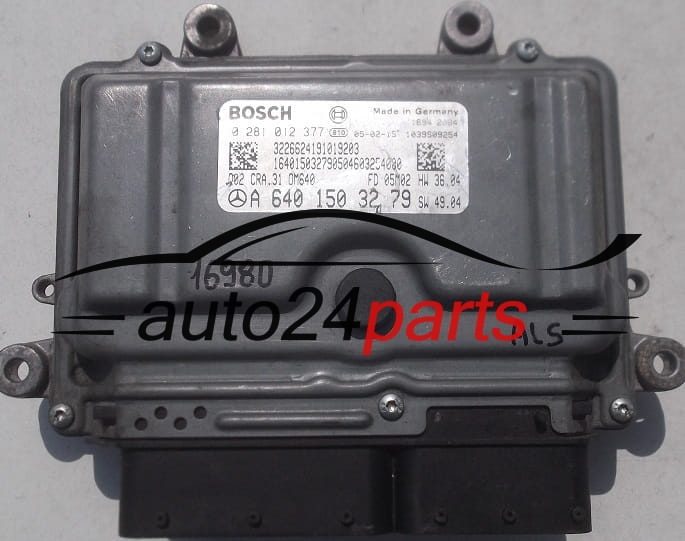 MERCEDES B180 2.0 CDI A6401503279, 6401503279, A 640 150 32 79 BOSCH 0281012377, 0 281 012 377, CRA.31
