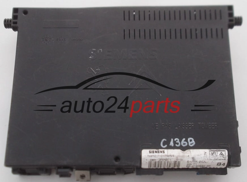 COMFORT CONTROL MODULE BSI CITROEN PEUGEOT SIEMENS S105872400H, 9638160680 00