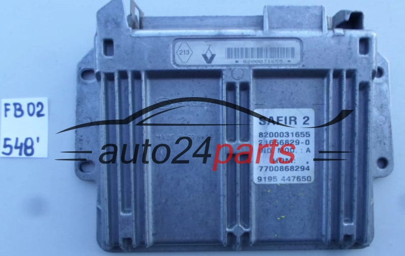  RENAULT CLIO 1.2, SAFIR 2, 8200031655, 21656829-0, 216568290, HOM7700868294, 9252 476034, 925247634 