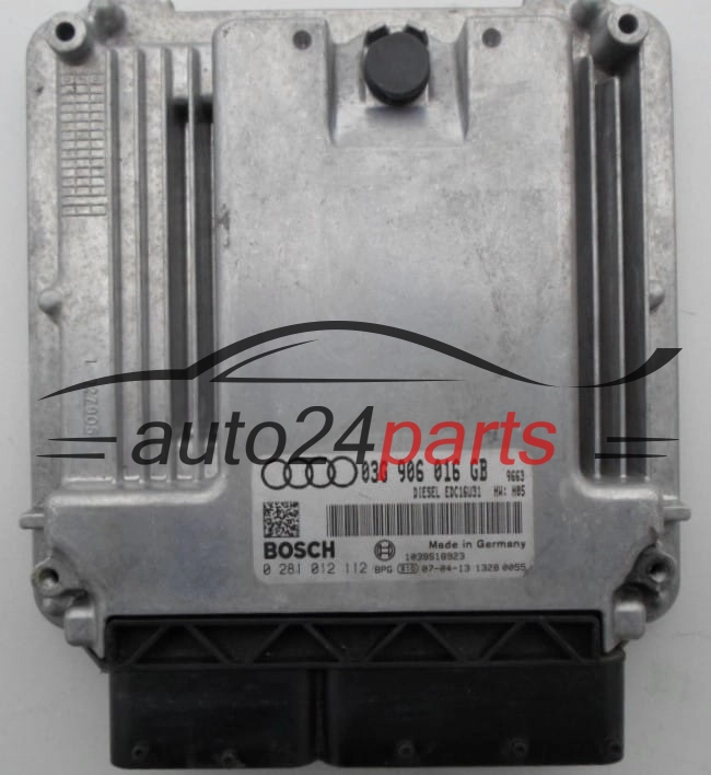 ECU CENTRALITA DE MOTOR  AUDI A6 2.0 TDI BOSCH 0 281 012 112,  03G 906 016 GB