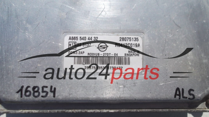 MOTORSTEUERGERÄT ECU STEUERGERAT SSANGYONG RODIUS R0412C019A, A665 540 44 32, A6655404432