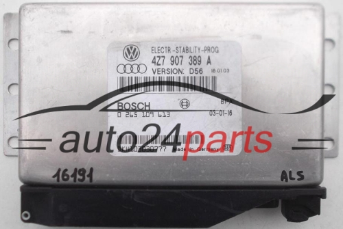 CENTRALINA ABS AUDI ALLROAD 4Z7907389A, 4Z7 907 389 A BOSCH 0265109613, 0 265 109 613