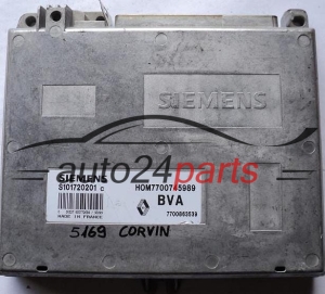 CALCULATEUR MOTEUR RENAULT SAFRANE SIEMENS S101720201 C, S101720201C, HOM 7700745989, 7700863539 