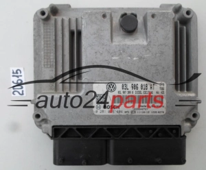CENTRALINA DO MOTORE VW VOLKSWAGEN GOLF JETTA 2.0 TDI BOSCH 0 281 016 404,  0281016404, 03L 906 018 AT, 03L906018 AT, 03L906018AT, EDC17C46