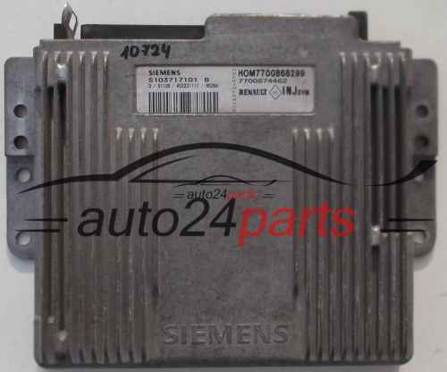 CENTRALINA DO MOTORE RENAULT MEGANE 2.0 SIEMENS S103717101B, HOM7700868299, 7700868299