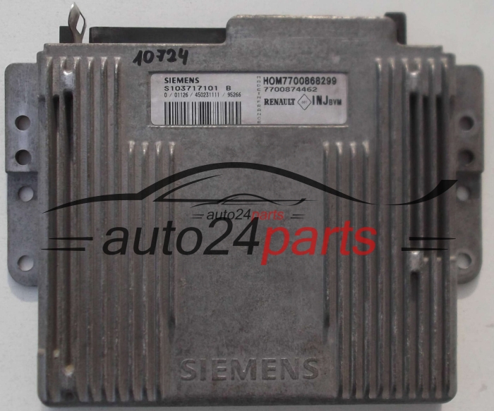 CENTRALINA DO MOTORE RENAULT MEGANE 2.0 SIEMENS S103717101B, HOM7700868299, 7700868299