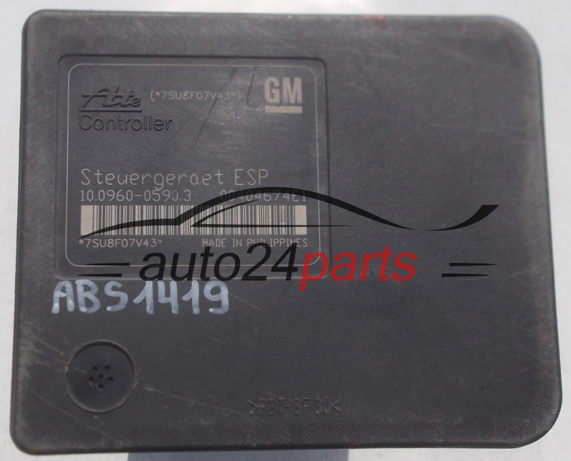 BOMBA DE ABS OPEL ASTRA H ZAFIRA B GM 13 244 860 BJ, 13244860, ATE 10.0206-0287.4, 10020602874, 10.0960-0590.3, 10096005903