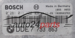 Μονάδα Ελέγχου Κινητήρα BMW E46 320 BOSCH 0 281 011 122