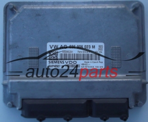 ECU ENGINE CONTROLLER SEAT IBIZA 1.2 SIEMENS VDO 5WP40507 04, 5WP4050704, 03E 906 023 M, 03E906023M, SIMOS 9.1 